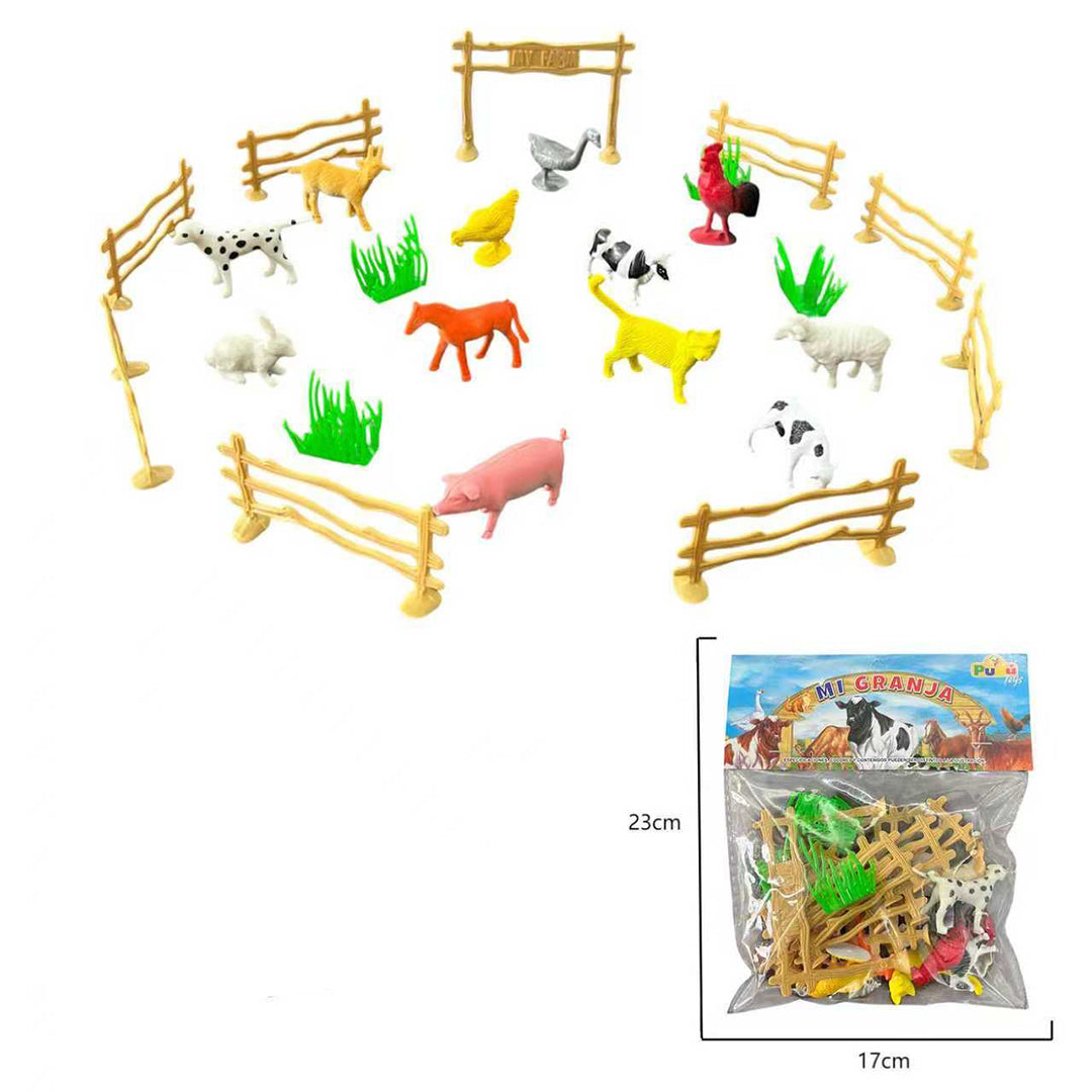 JD - Animales Granja Set 12 Uds. de 2 Pulgadas