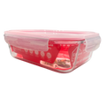AB - Contenedor de Vidrio Rectangular 1520ml - 1 Unidad