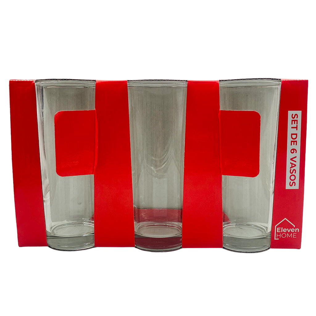 AC - Display de Vasos de Vidrio - Set 6 Unidades