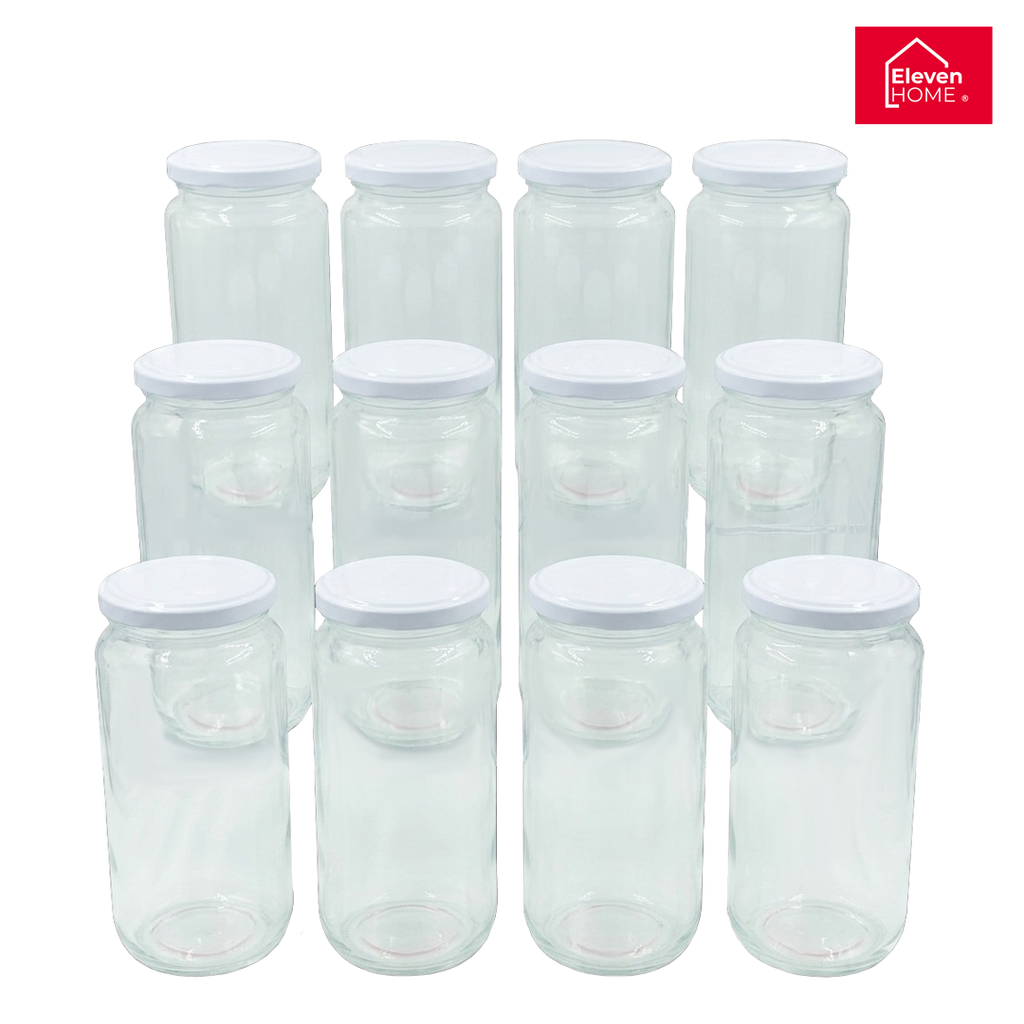 AC - Frasco de Vidrio 1 L - Set de 12 Unidades