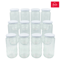 AC - Frasco de Vidrio 1 L - Set de 12 Unidades