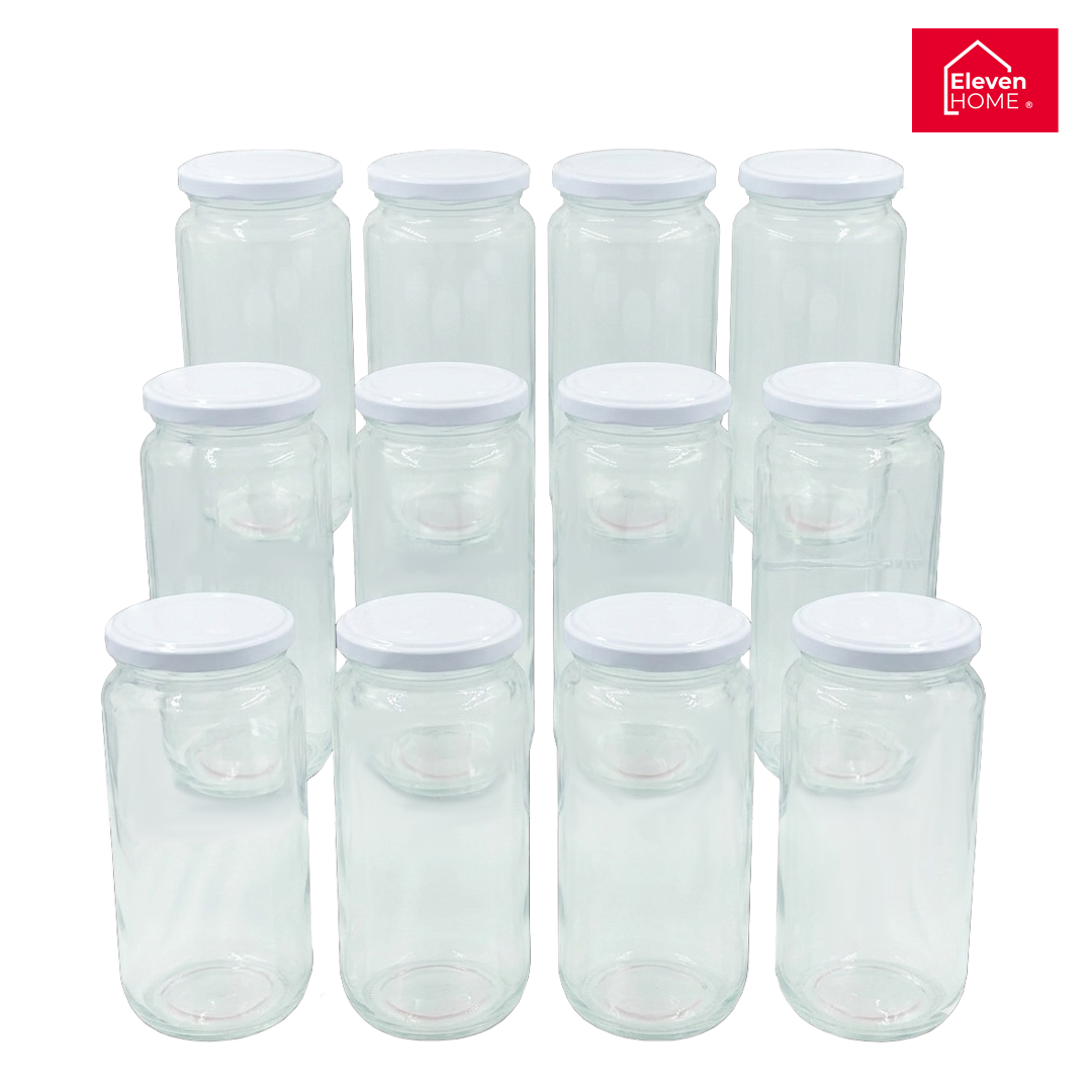 AC - Frasco de Vidrio 1 L - Set de 12 Unidades