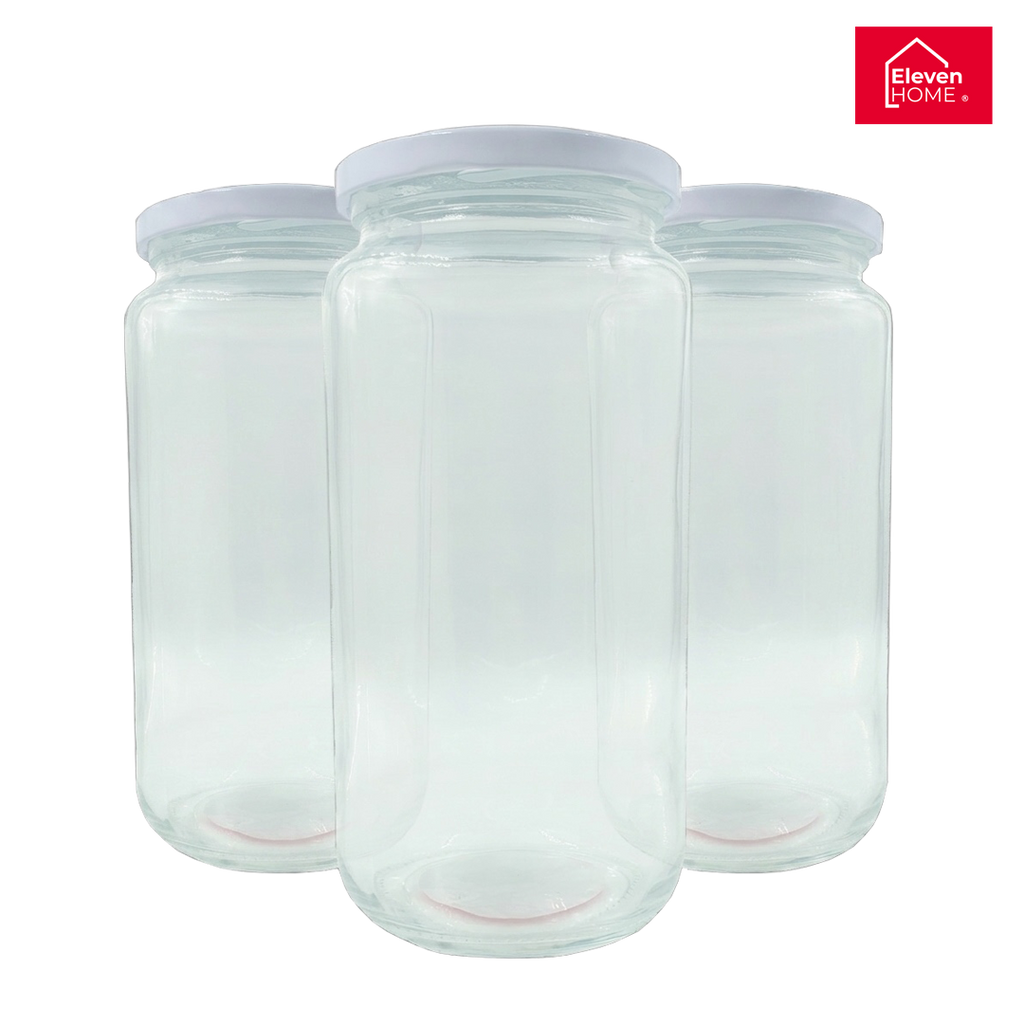 AC - Frasco de Vidrio 1 L - Set de 3 Unidades