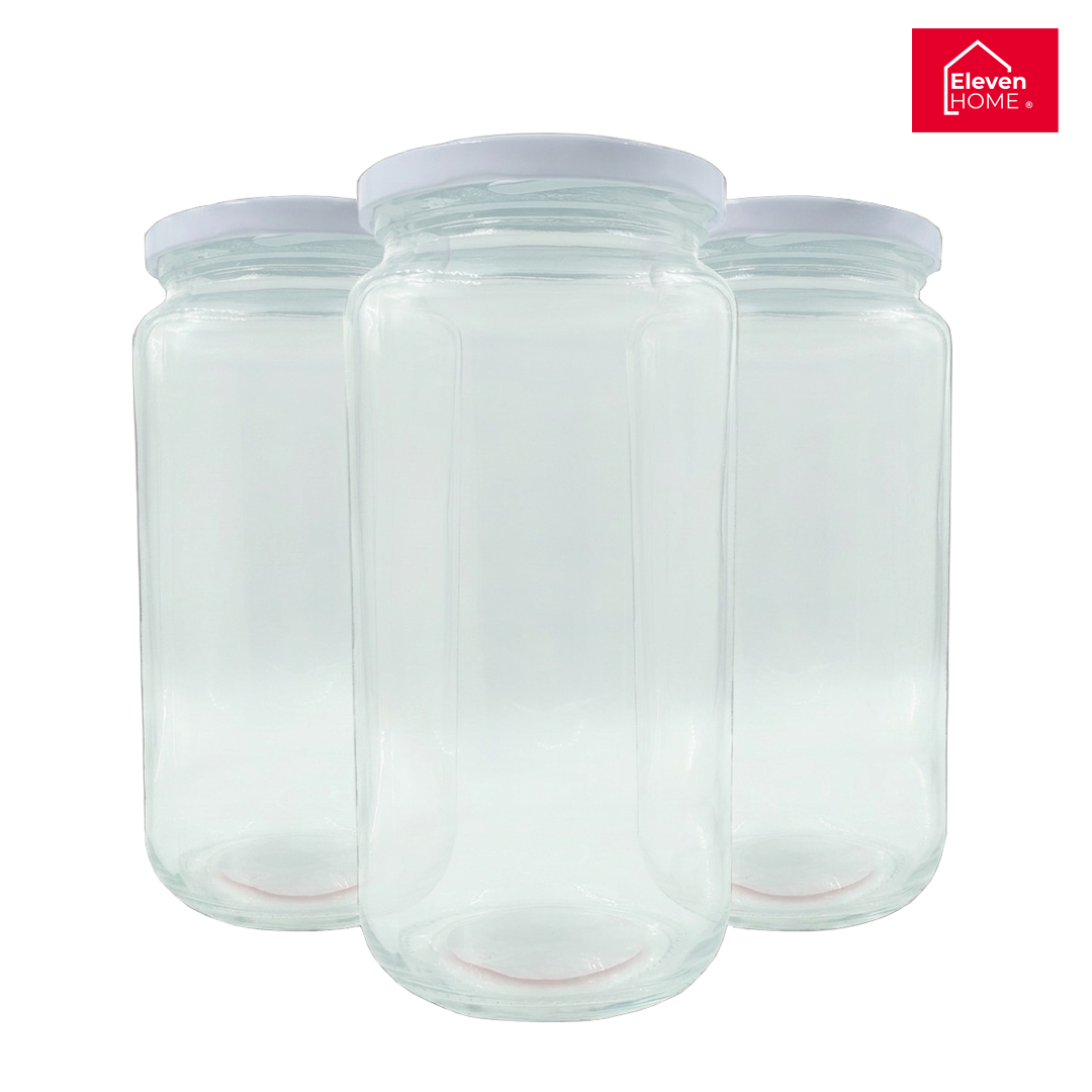 AC - Frasco de Vidrio 1 L - Set de 3 Unidades